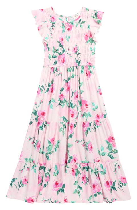 Kids' Floral Maxi Dress (Big Kid)