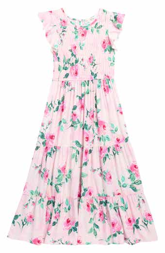 Ava & Yelly Kids' Floral Maxi Dress