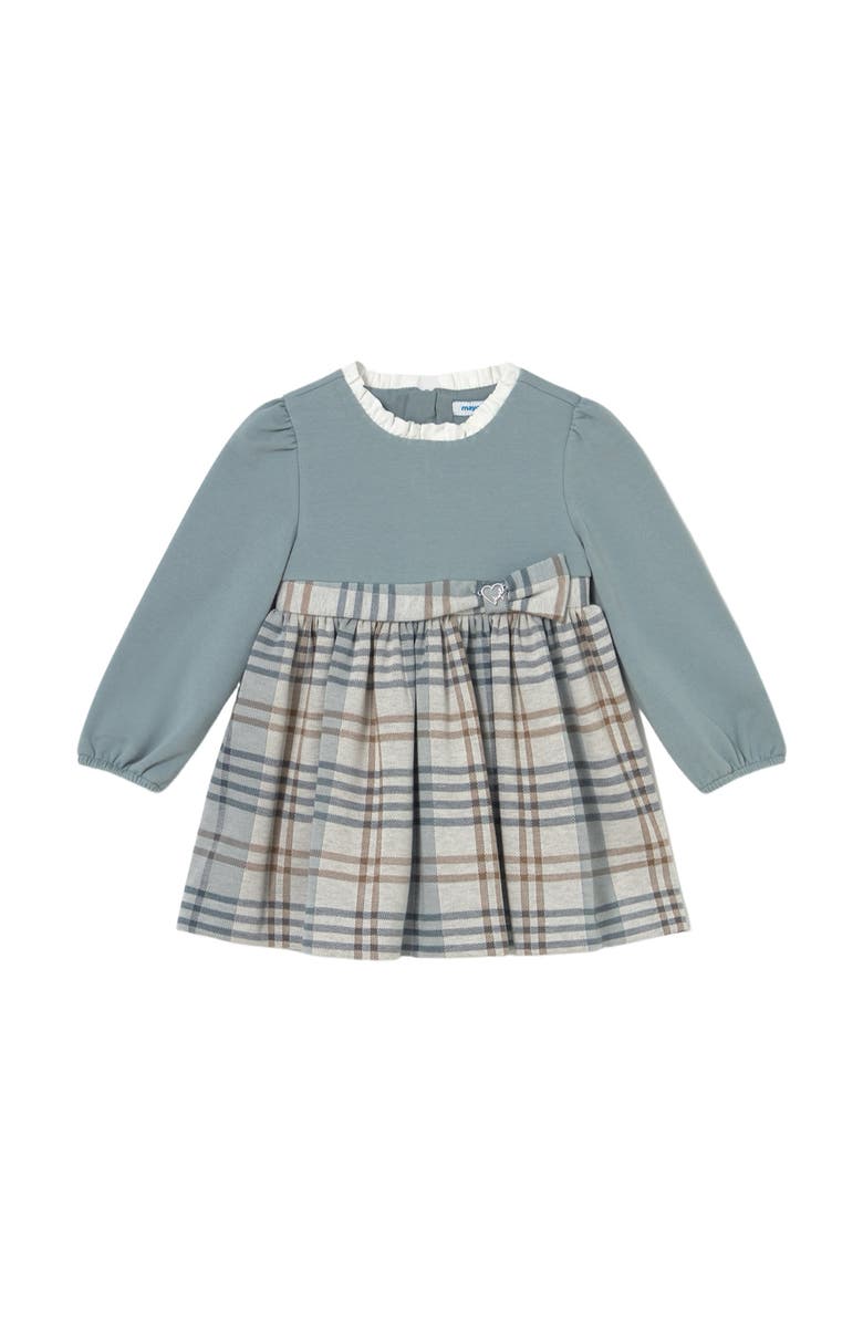 Mayoral Plaid Dress, Main, color, Blue