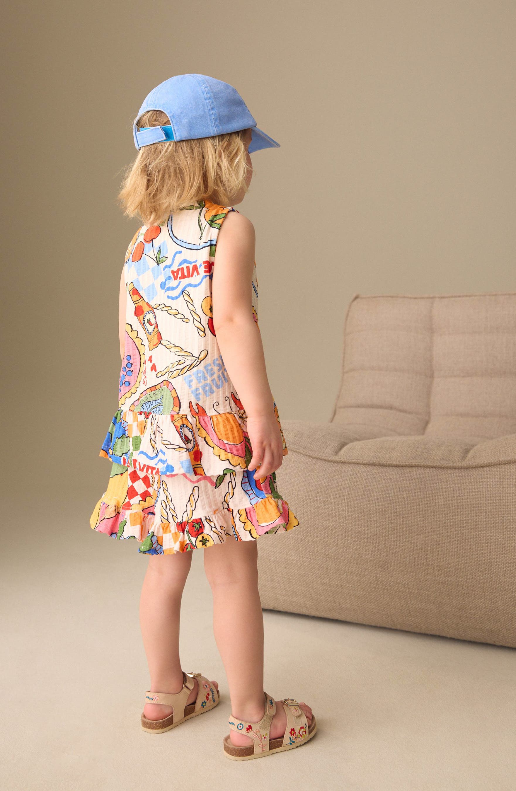 Детские NEXT Kids' Rib Top & Shorts Set — фото 7