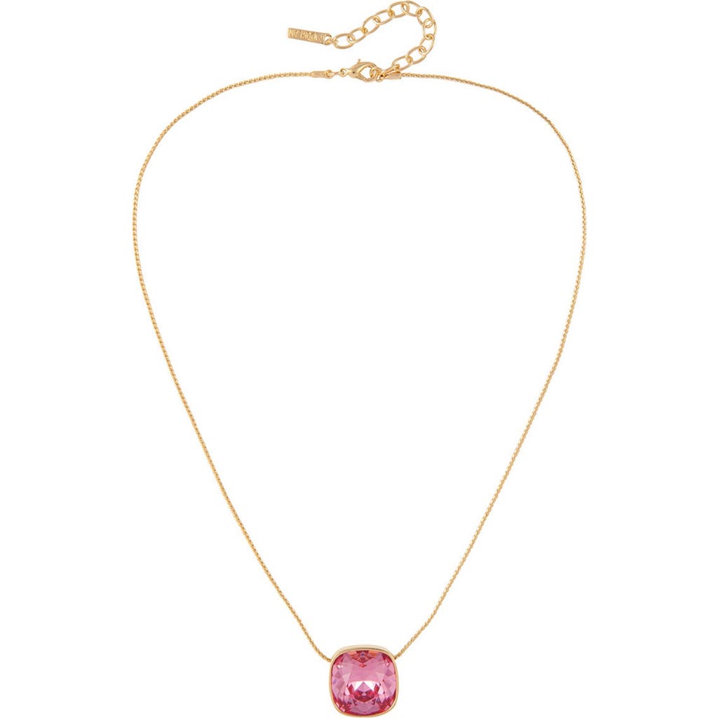 Susan Caplan 1990s Vintage D'orlan Pink Necklace