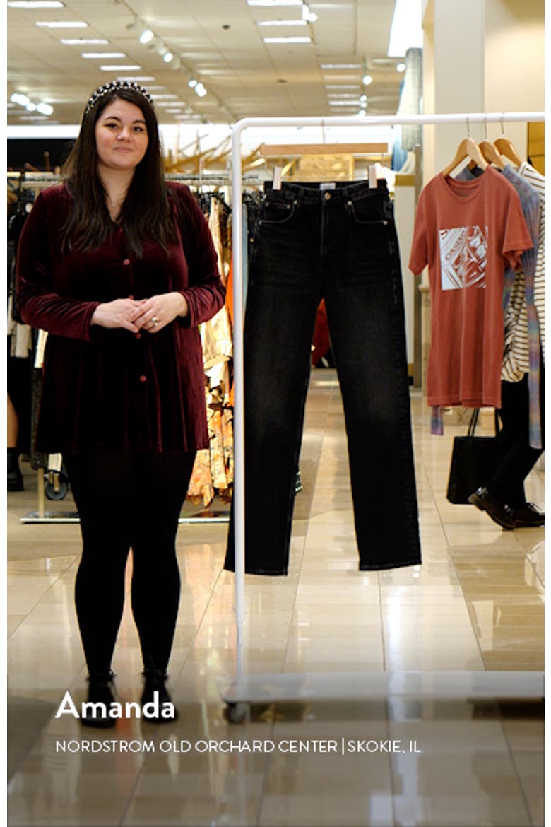 Zurie High Waist Straight Leg Jeans video