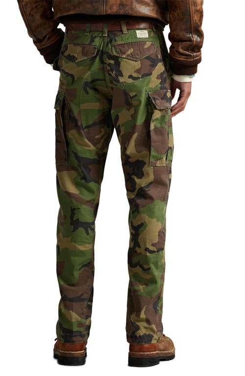Polo Ralph Lauren Lightweight Rustic Canvas Cargo Pants In Green