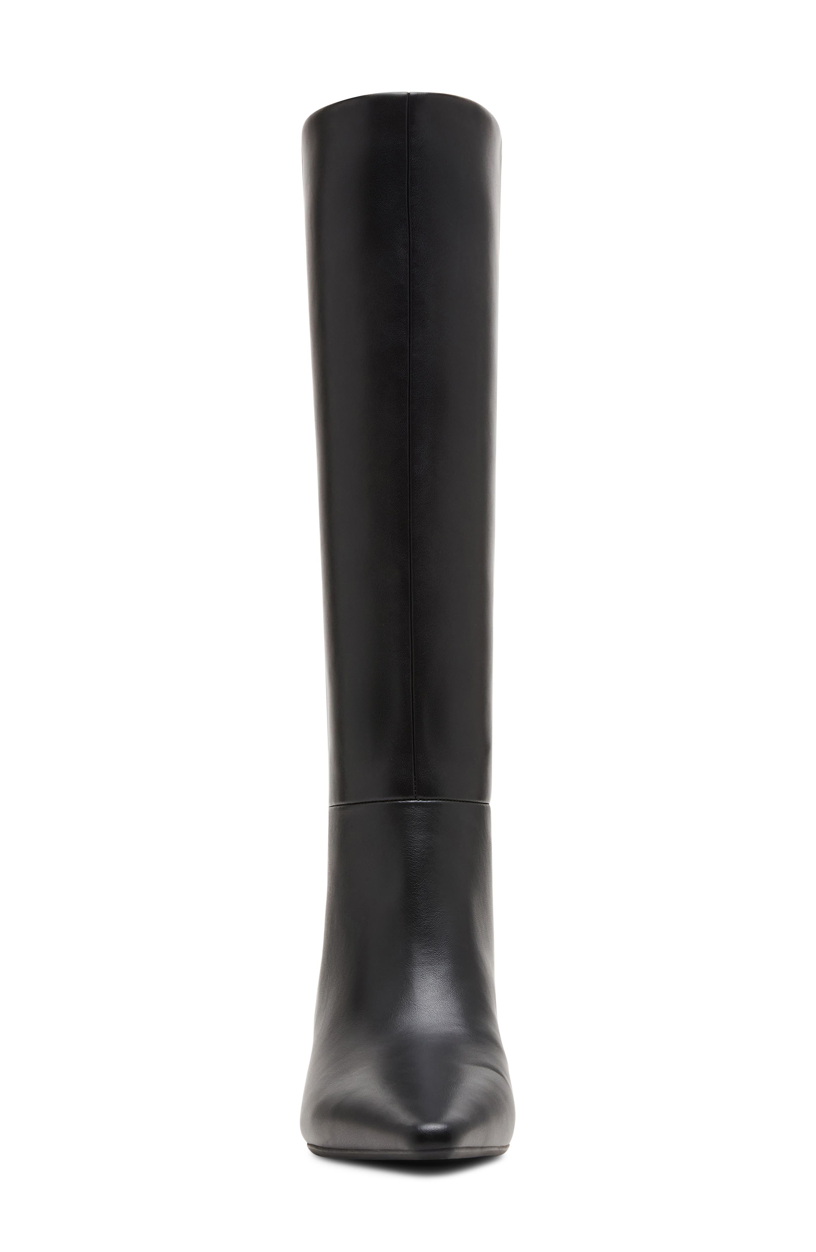 Enchanted Faux Leather Pointed Toe Boot, Alternate, color, BLACK PARIS