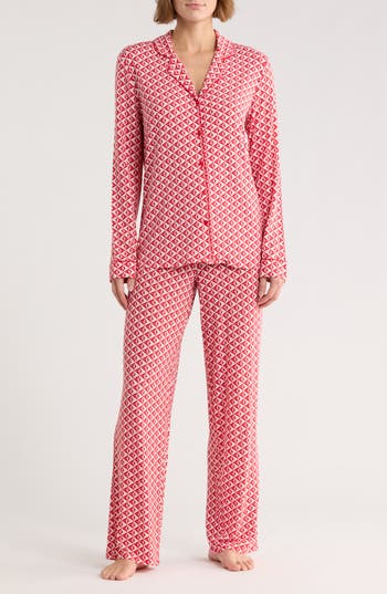 Nordstrom Moonlight Eco Knit Pajamas In Pink
