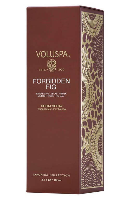 Voluspa Forbidden Fig Room Spray In Transparent