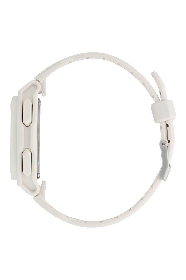 City Tech 4 Silicone Strap Watch, 42mm, Alternate, color, WHITE