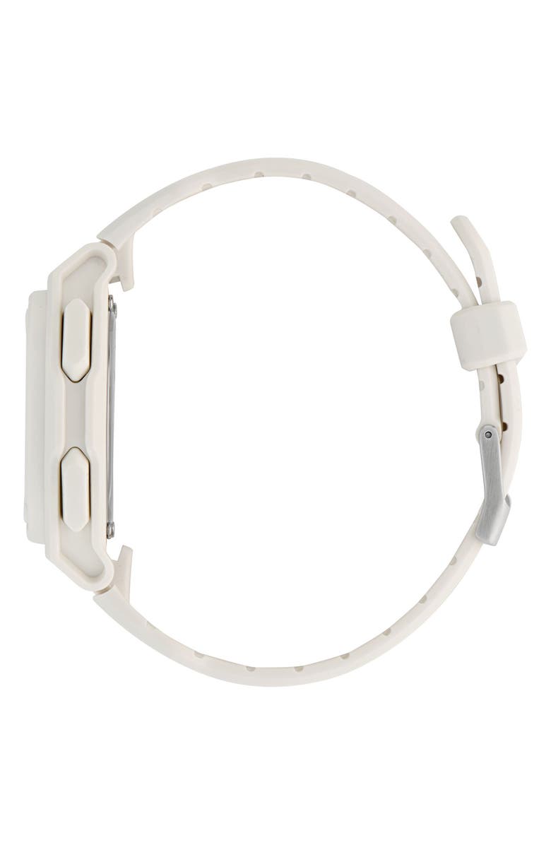 adidas City Tech 4 Silicone Strap Watch, 42mm, Alternate, color, White