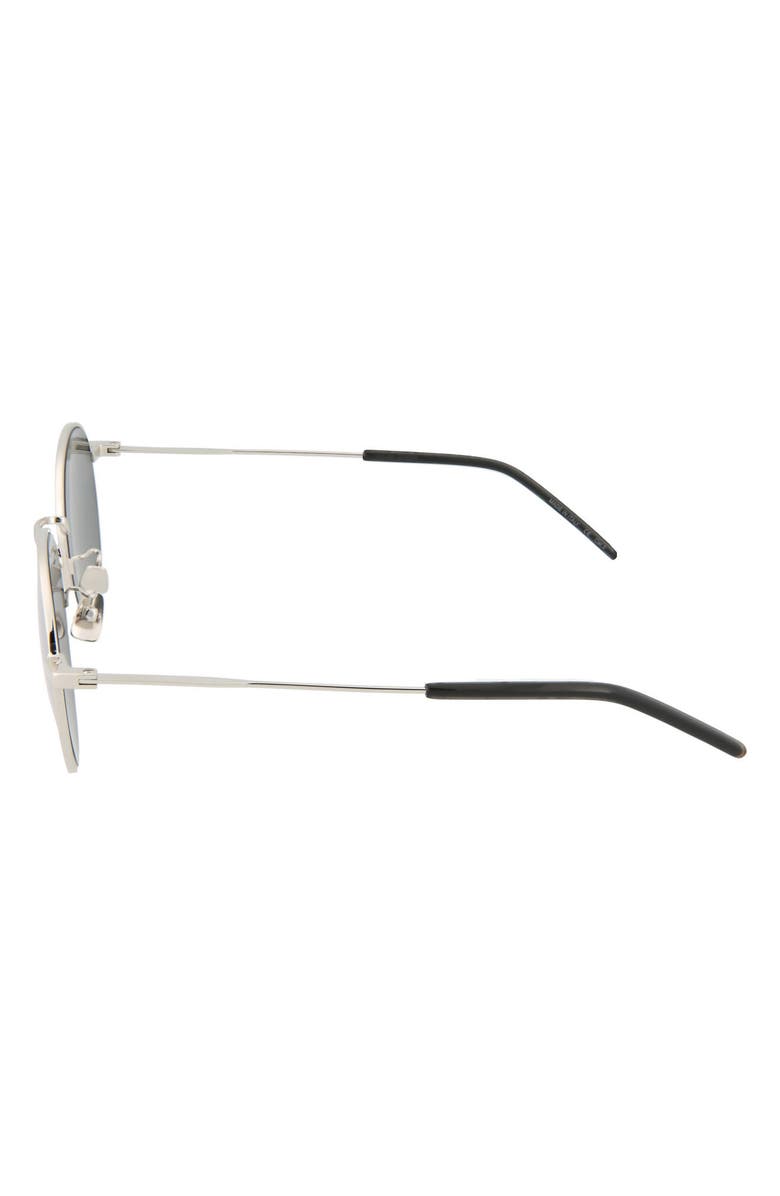 Saint Laurent 52mm Round Sunglasses, Alternate, color,