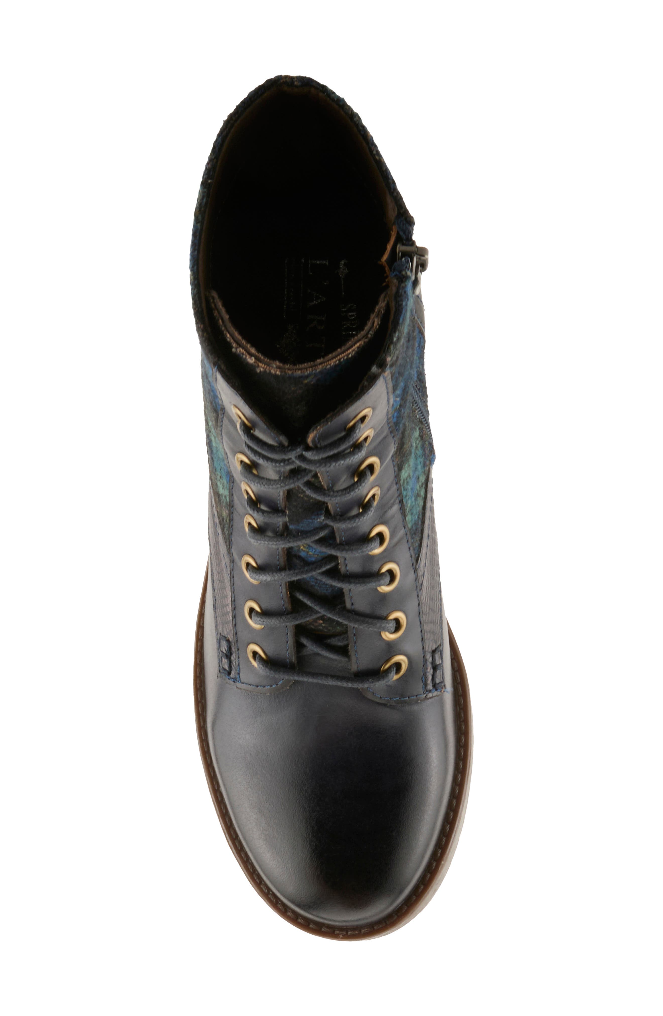 Marty Combat Boot, Alternate, color, NAVY MULTI