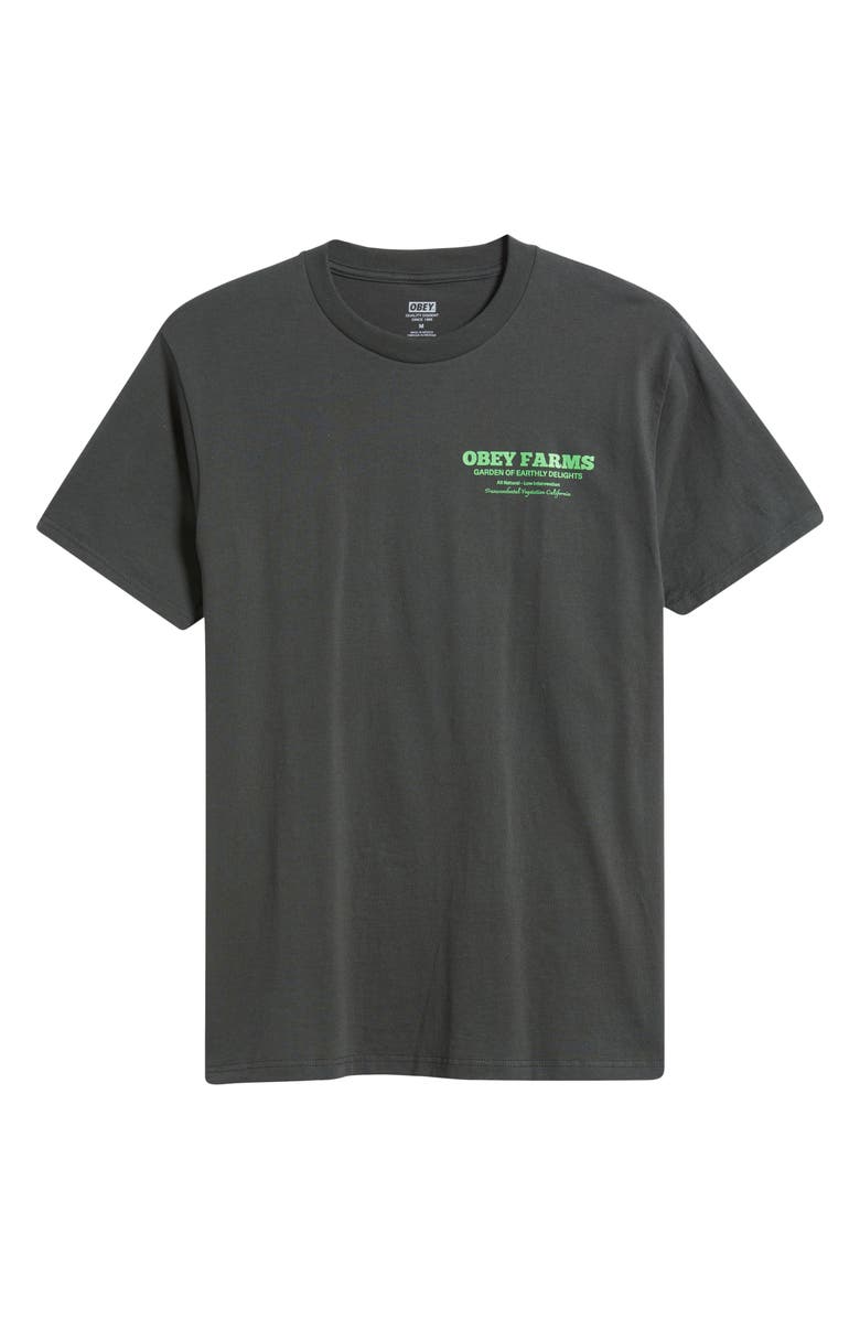 Obey Obery Farms Graphic T-Shirt, Alternate, color, Vintage Black