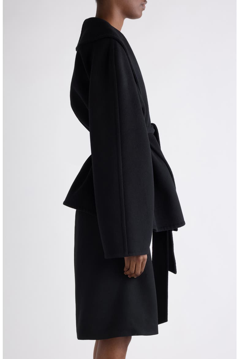 Wool Blend Wrap Coat, Alternate, color, 1000 BLACK