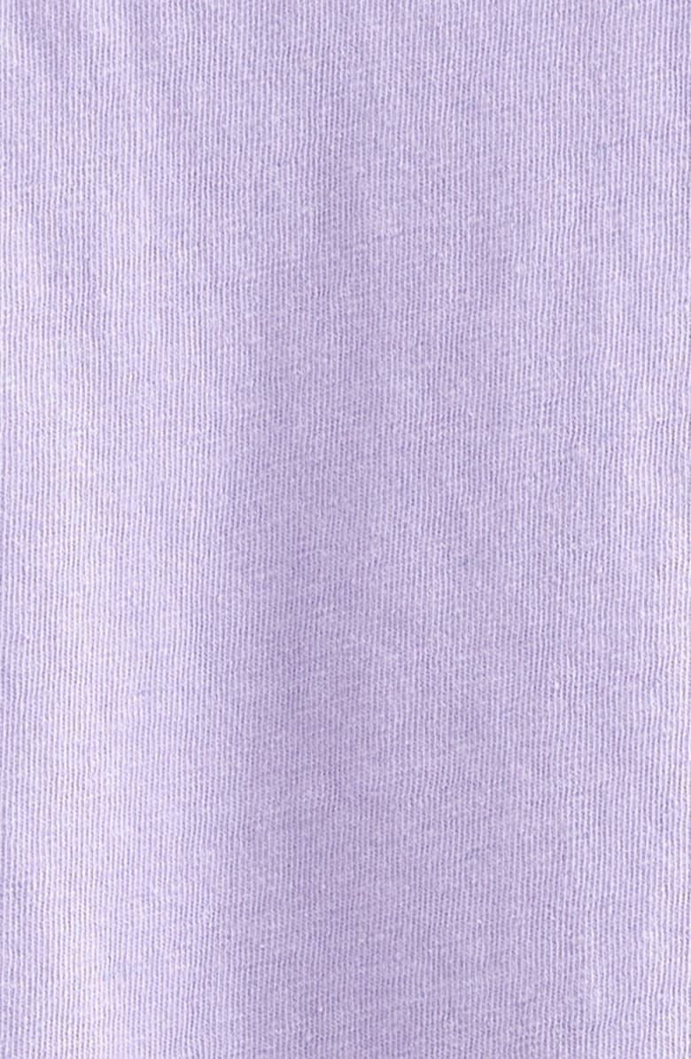 Nordstrom Kids' Ruffle Sleeve Cotton & Linen Top, Alternate, color, 