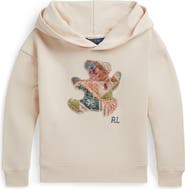 Polo Ralph Lauren Kids' Patchwork Bear Cotton Terry Hoodie