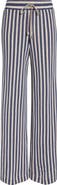 Veronica Beard Zosia Stripe Cotton Drawstring Pants