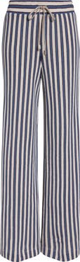 Veronica Beard Zosia Stripe Cotton Drawstring Pants