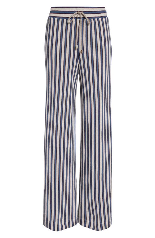 Veronica Beard Zosia Stripe Cotton Drawstring Pants