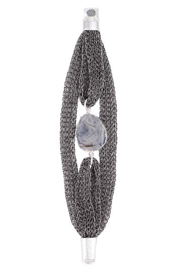 Saachi Agate Stone Chain Bracelet