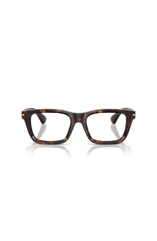 Burberry 53mm Rectangle Optical Glasses In Brown