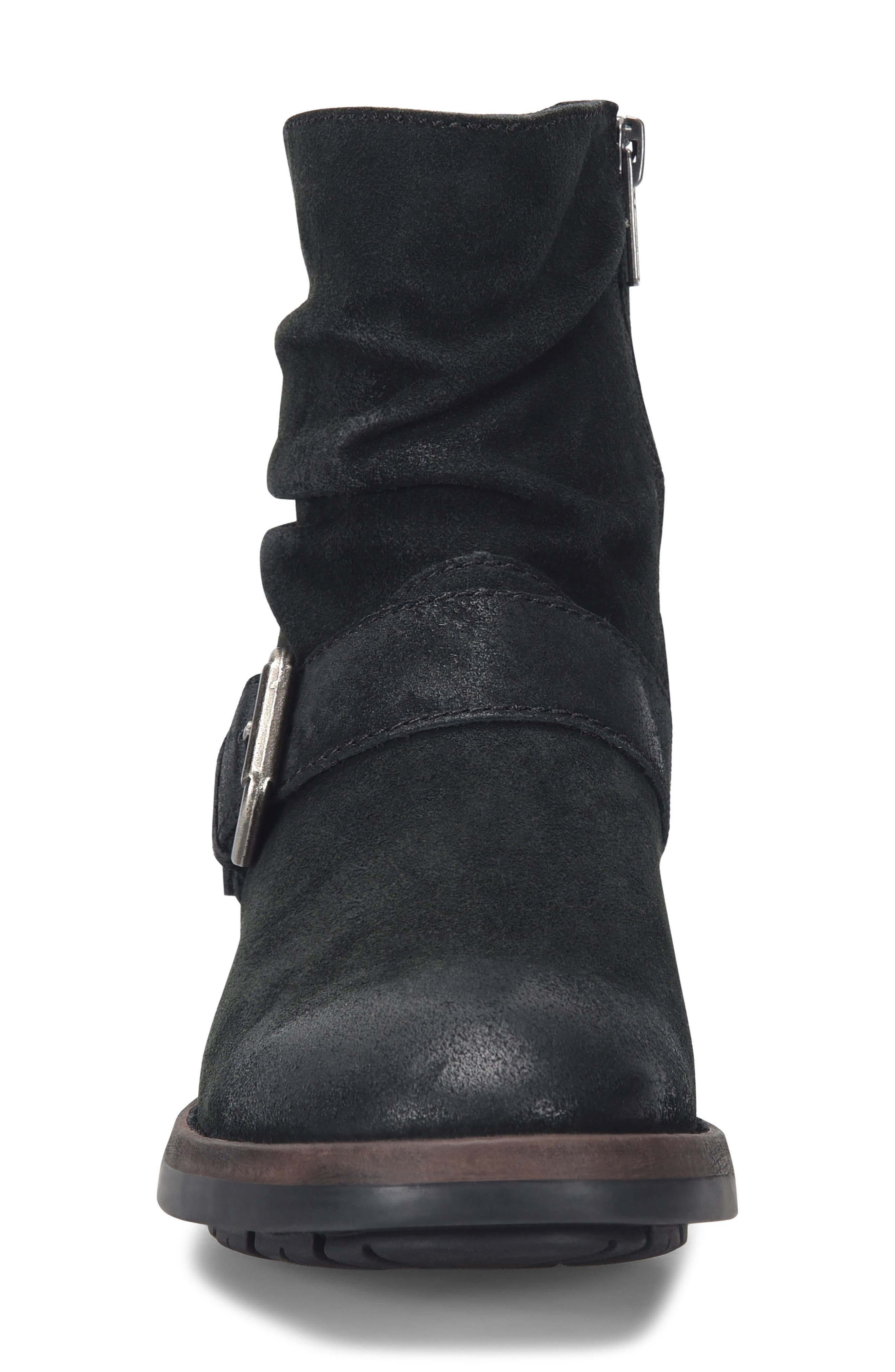 Børn Midway Slouch Bootie, Alternate, color, Black Leather