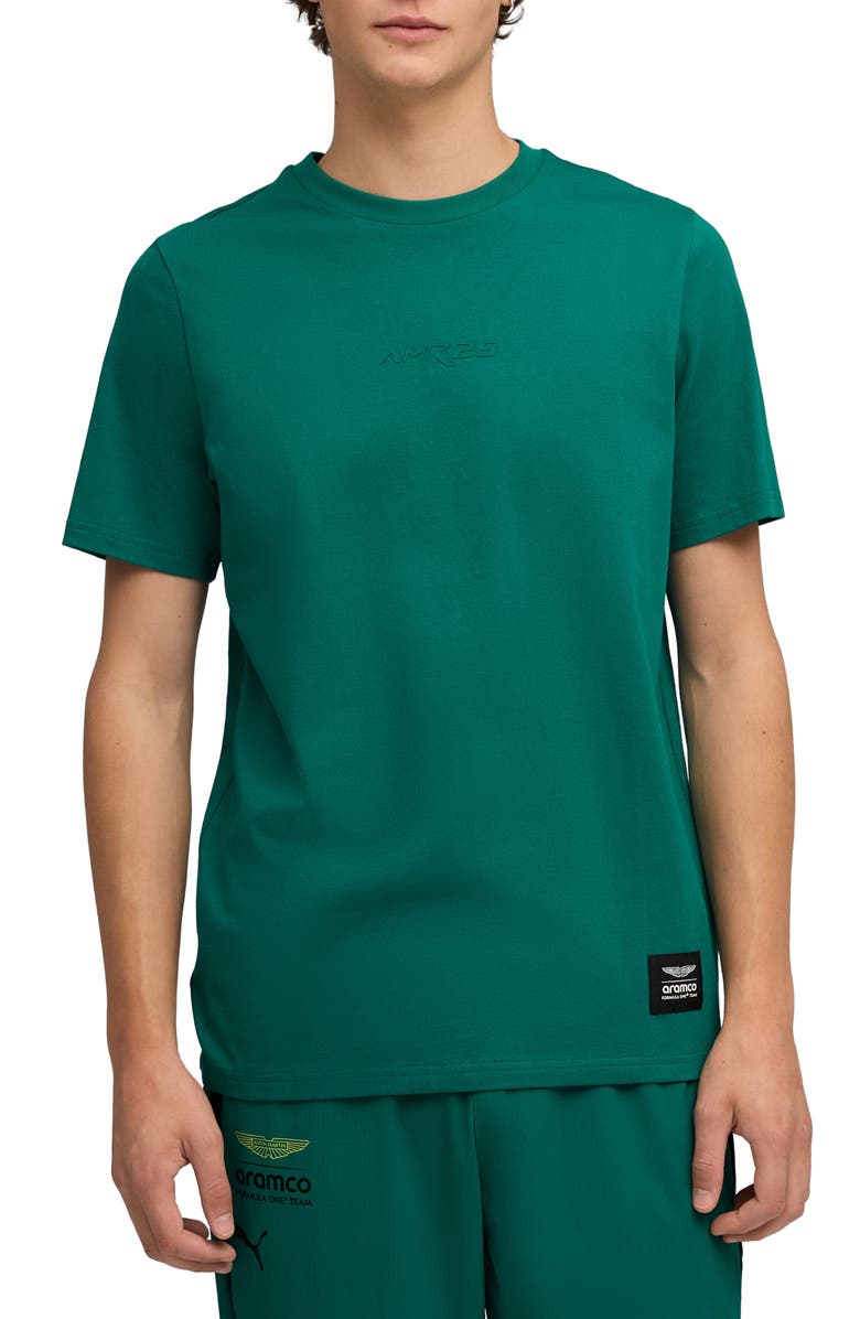 PUMA x AMF1 Graphic T-Shirt, Main, color, Green Lux