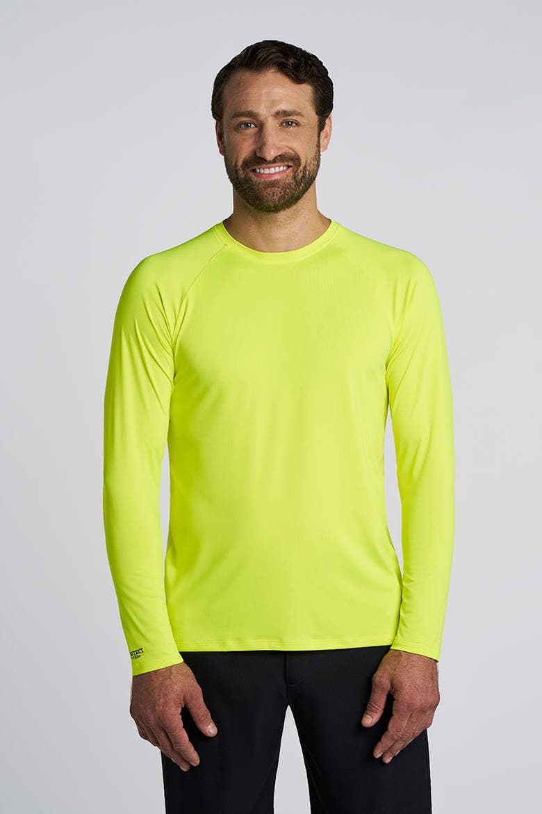 Unisex Suntect Shield Shirt Performance Long Sleeve T-Shirt, UPF 50+ Sun Protection, Alternate, color, Yellow