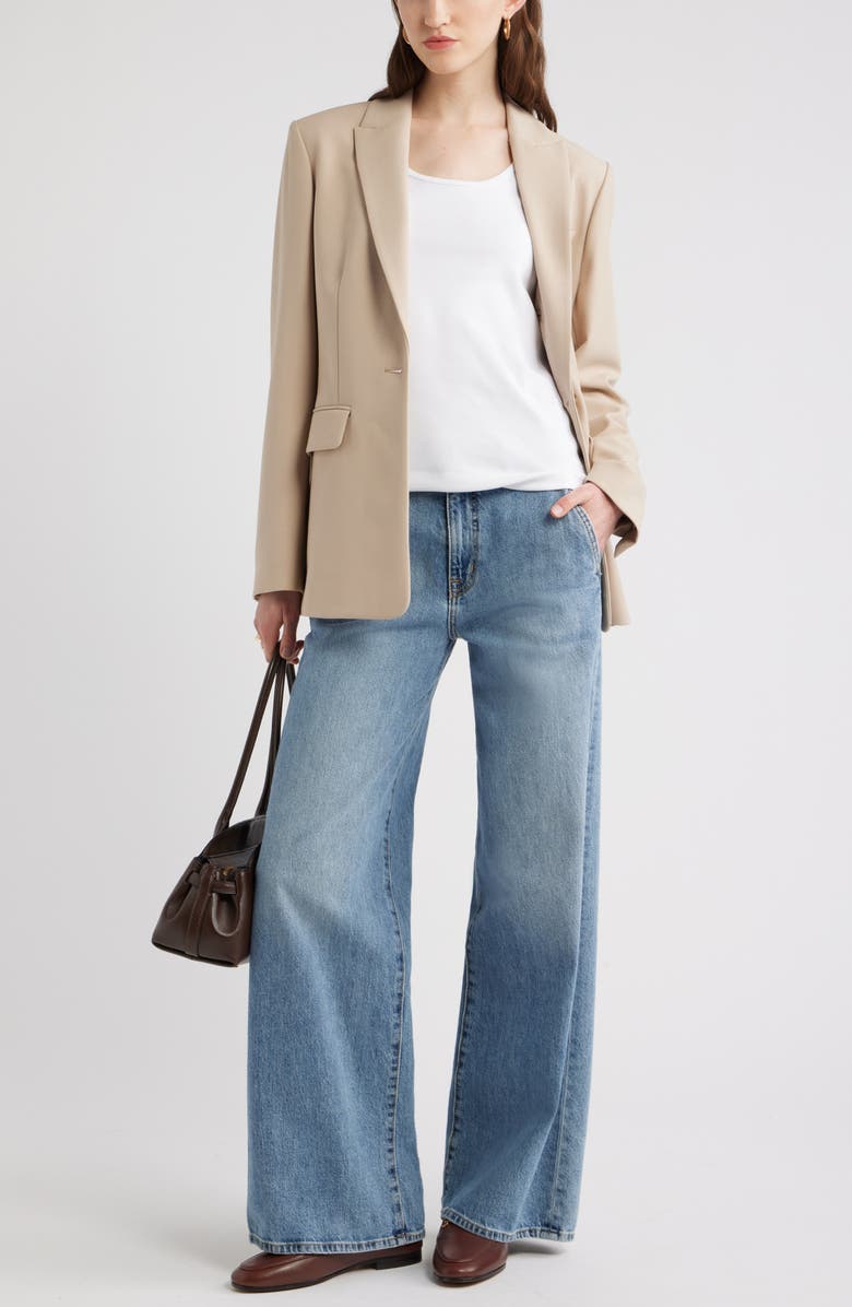 Nordstrom The Ingrid Classic Fit Blazer, Alternate, color, Beige Humus