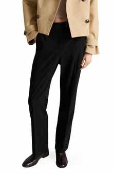 MANGO Straight Leg Pants