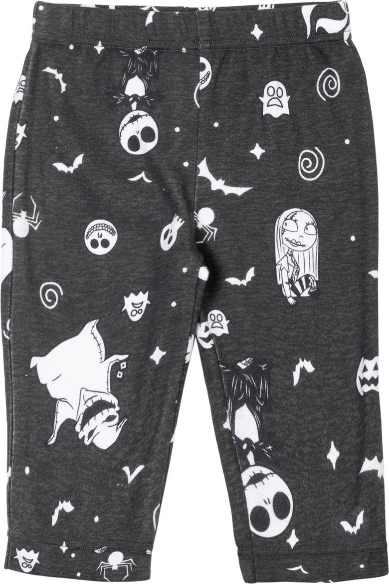 Nightmare Before Christmas Bodysuit Pants and Hat Set, Alternate, color, Jack Skellington Grey
