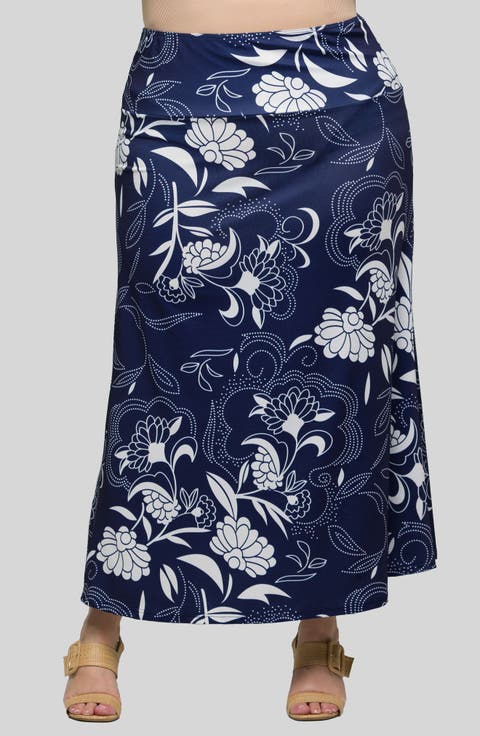 Pull-On Maxi Skirt (Plus)