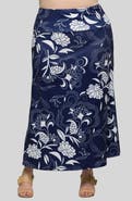 24seven Comfort Apparel Pull-On Maxi Skirt