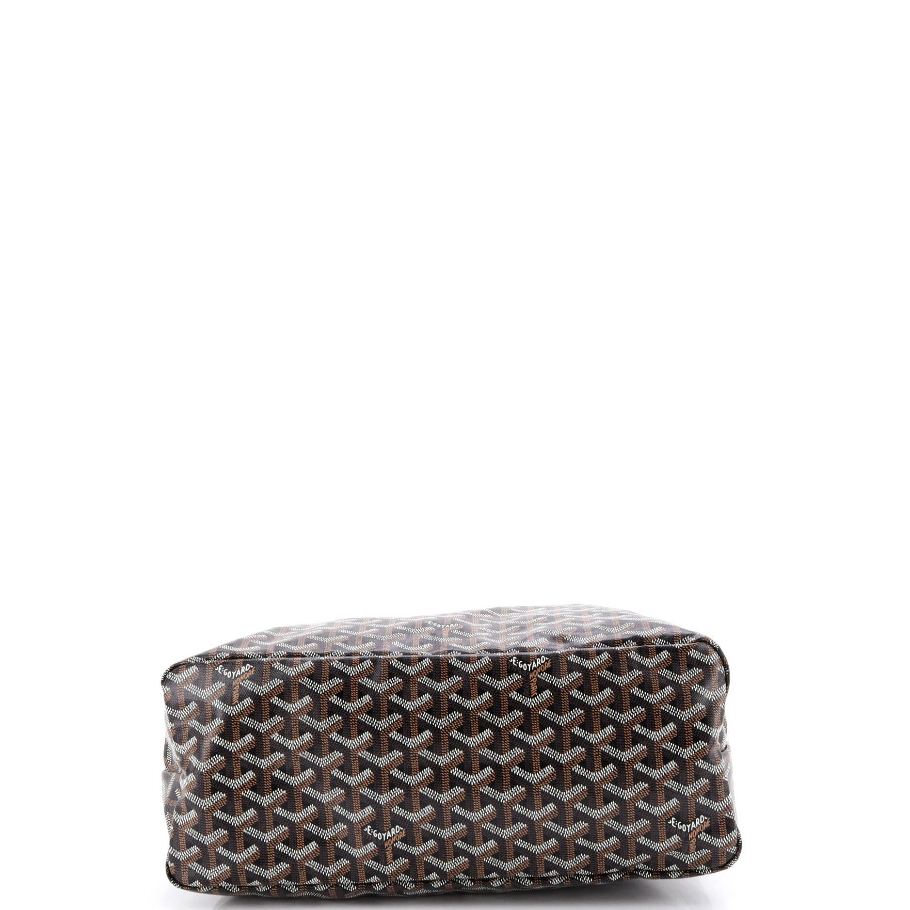 Pre-Owned Goyard Boheme Hobo Coated Canvas, Alternate, color, Black