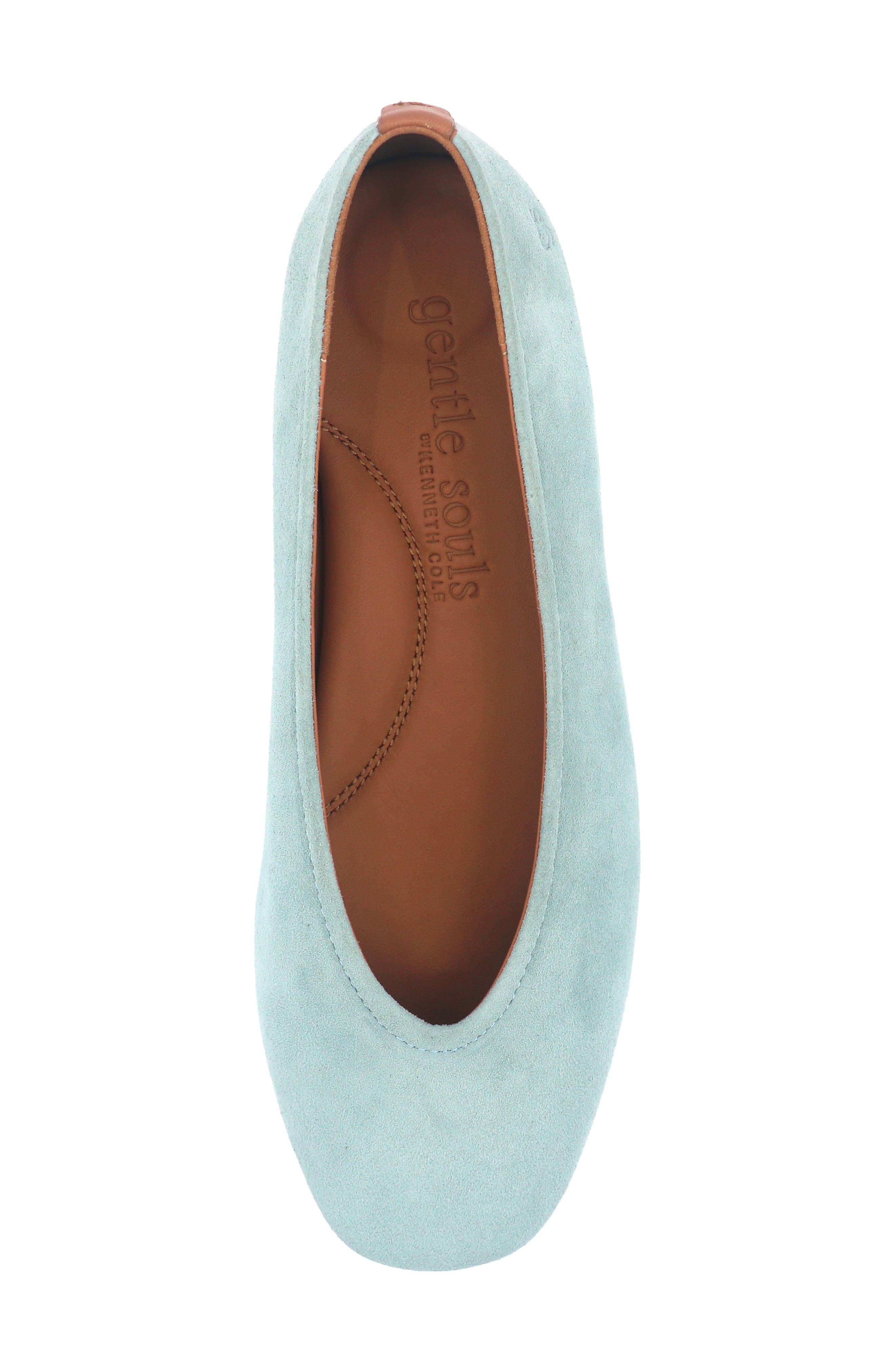 Willow Woven Flat, Alternate, color, BLUE SUEDE