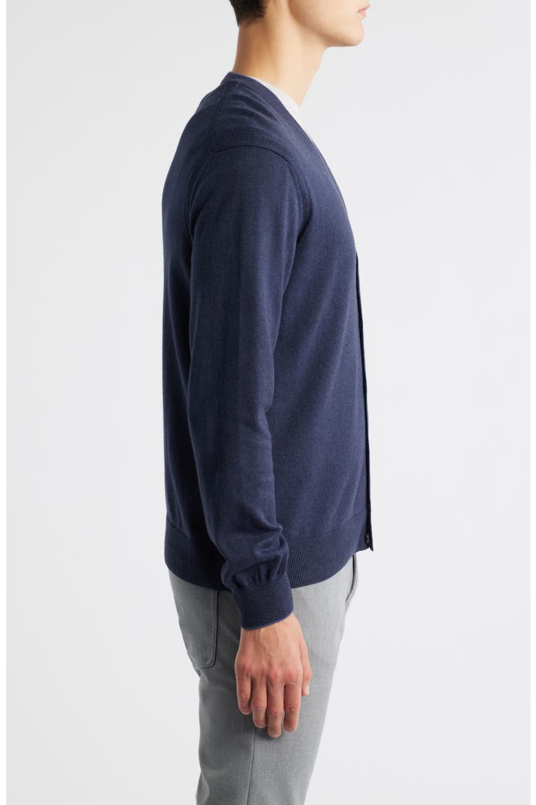 Charleston Cotton & Cashmere Cardigan, Alternate, color, NAVY