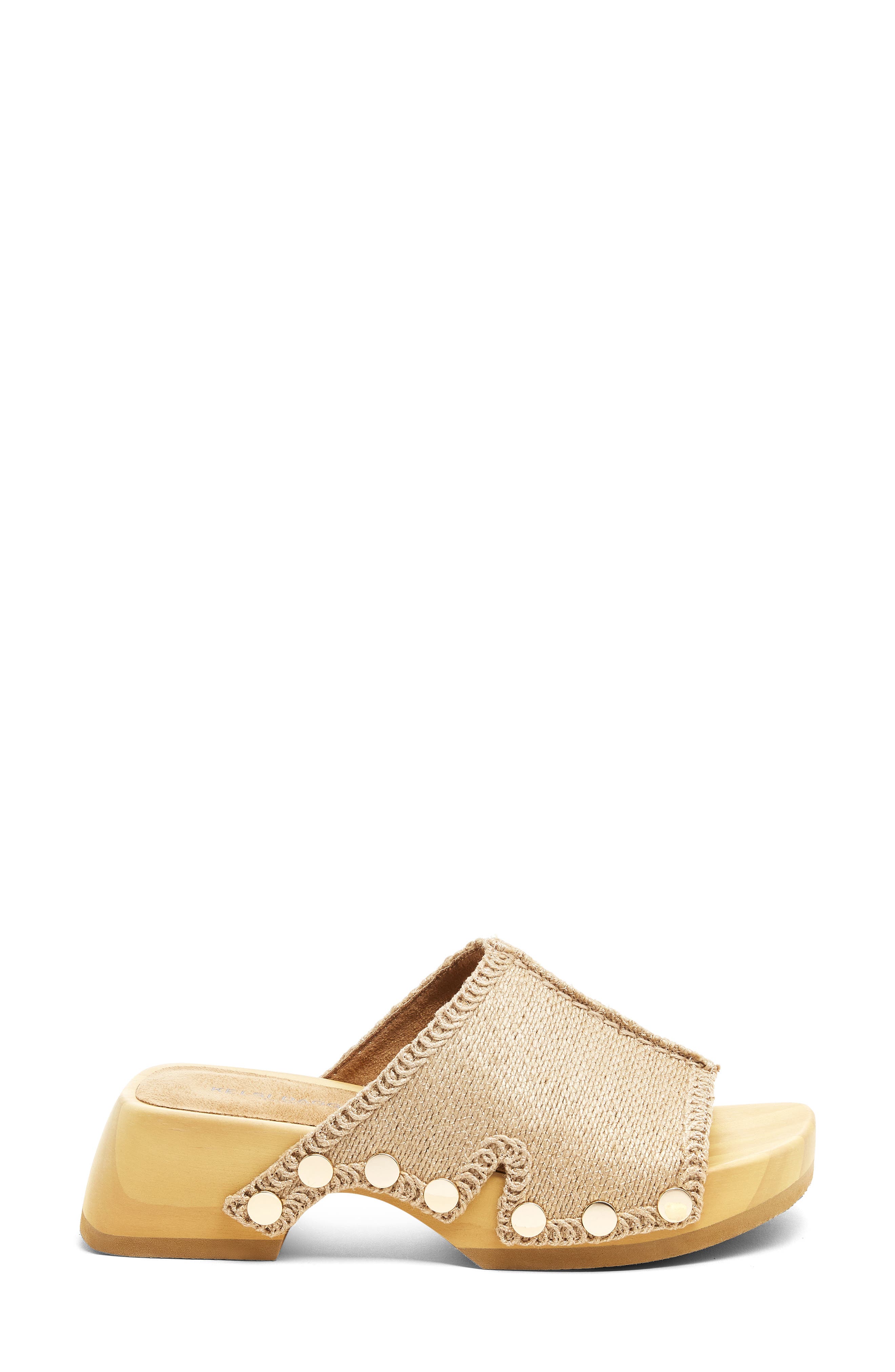 Kelsi Dagger Brooklyn June Jute Platform Slide Sandal, Alternate, color, Natural