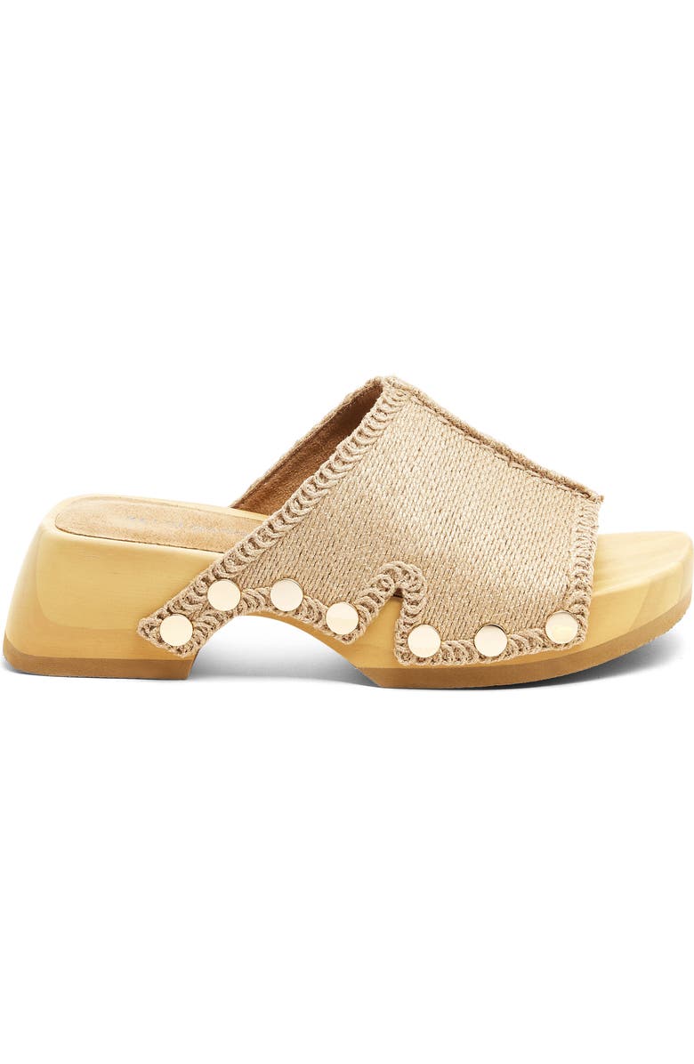 Kelsi Dagger Brooklyn June Jute Platform Slide Sandal, Alternate, color, Natural