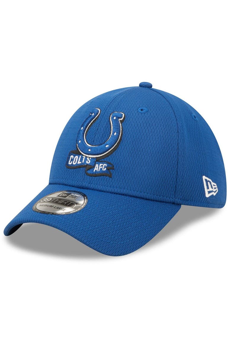 Men's New Era Royal Indianapolis Colts 2022 Sideline 39THIRTY Coaches Flex Hat, Alternate, color, Royal