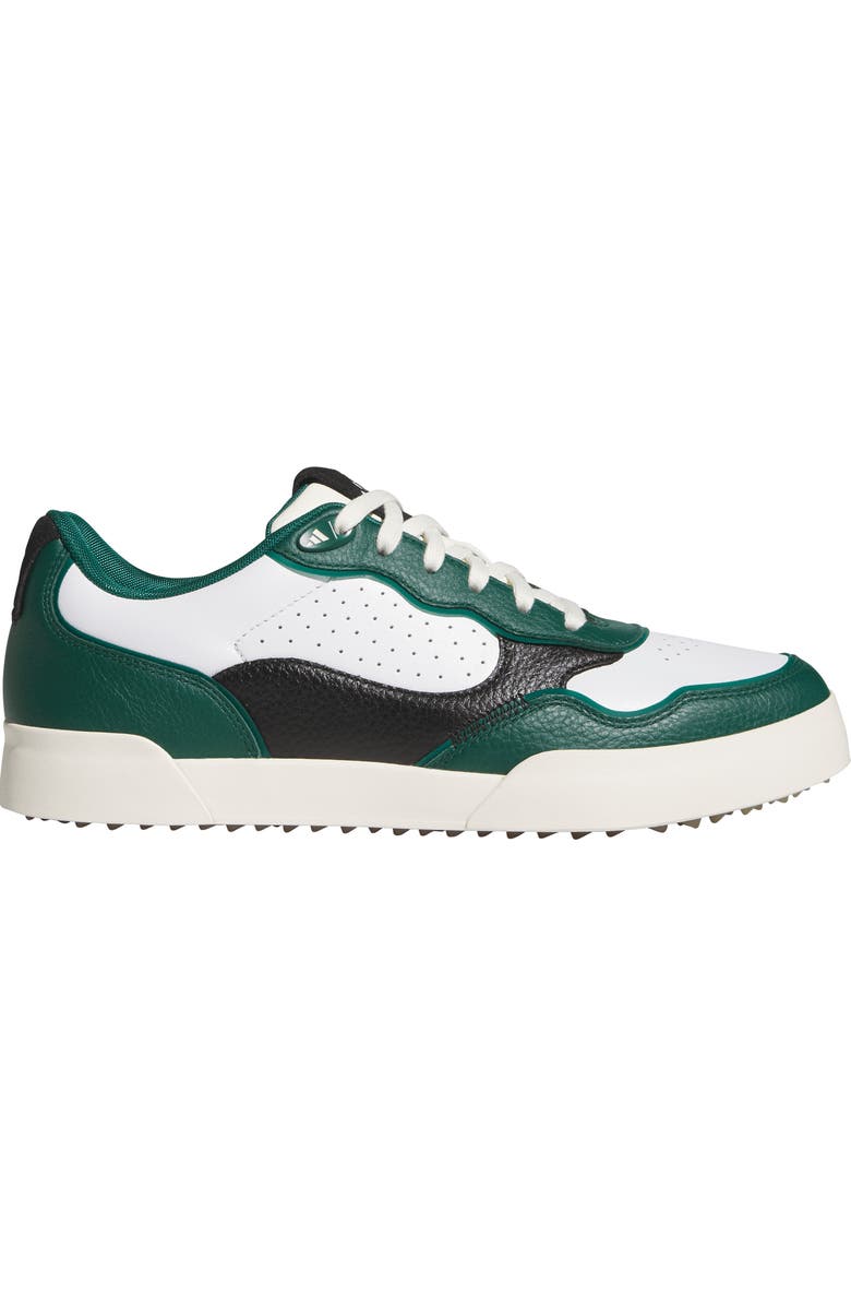 adidas Retrocross 25 Spikeless Golf Shoe, Alternate, color, White/ Collegiate Green/ Black