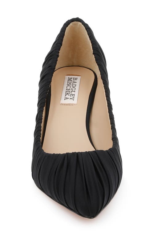 Badgley Mischka Collection Verity Pointed Toe Pump In Black