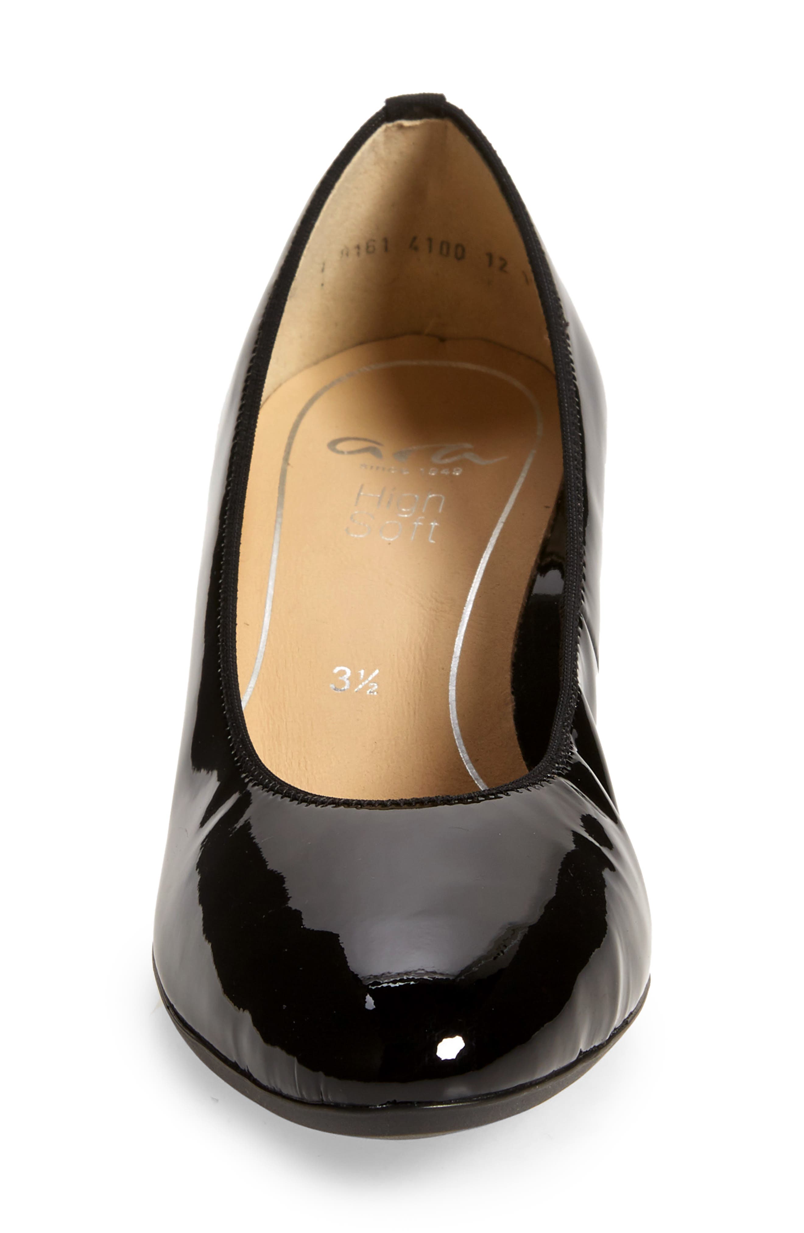Kendall Pump, Alternate, color, BLACK PATENT LEATHER