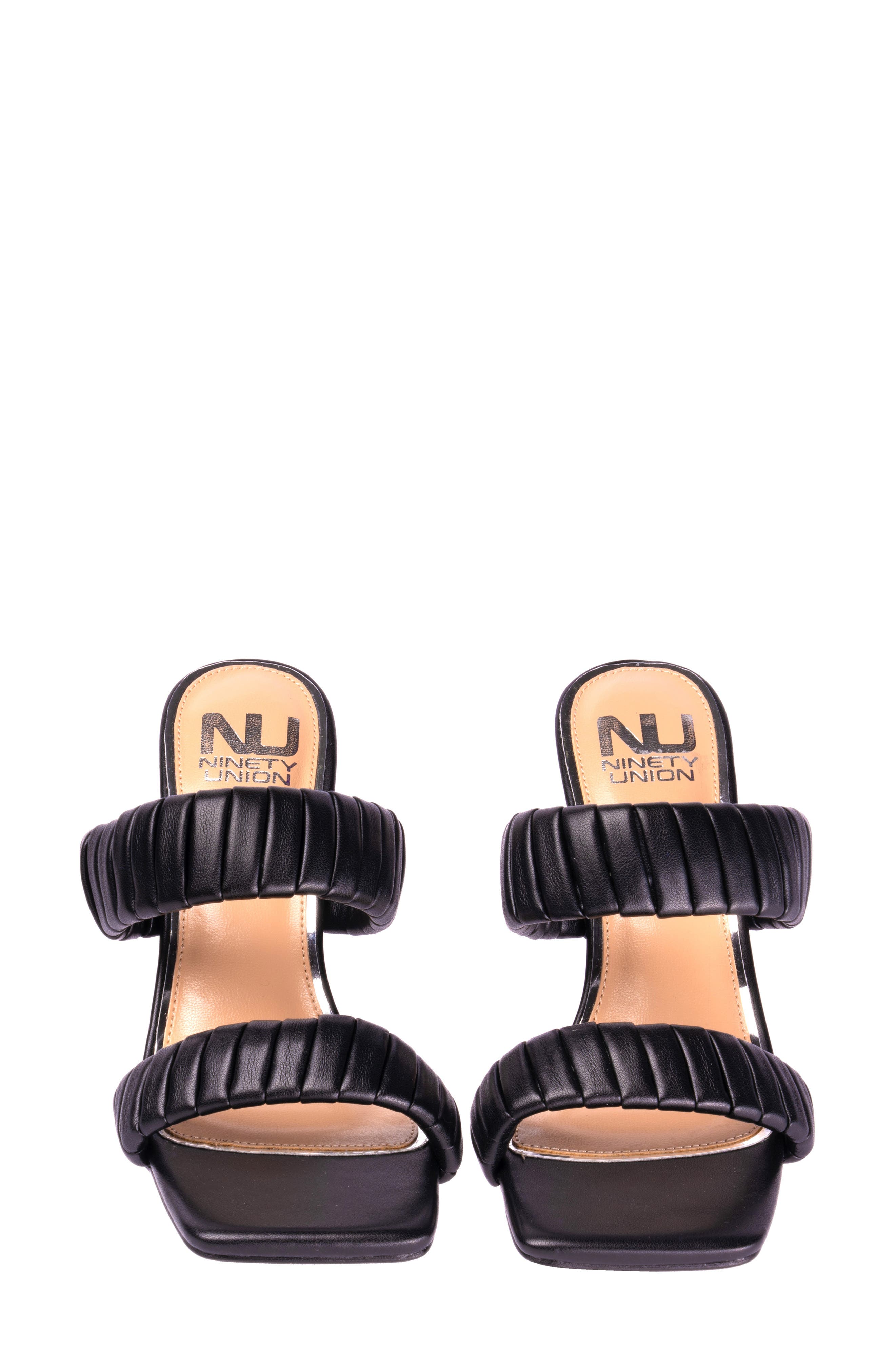 NINETY UNION Ash Heeled Sandal, Alternate, color, Black