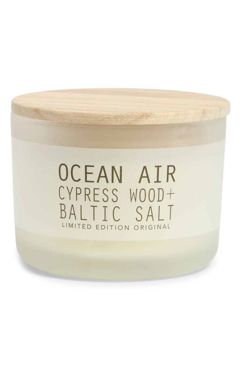 PORTOFINO CANDLES Coastal Cypress & Sea Salt Artisan Scented Candle, Main, color, Coastal Cypress N Sea Salt