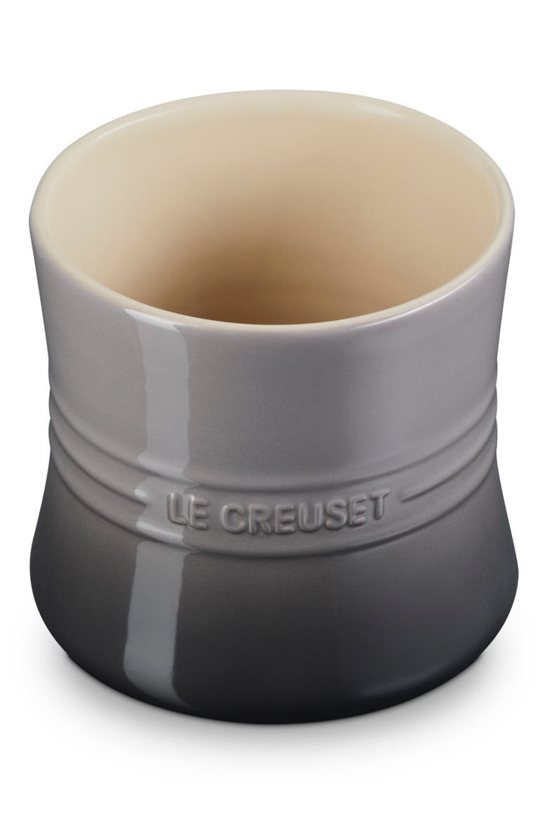 Large Stoneware Utensil Crock, Alternate, color, OYSTER