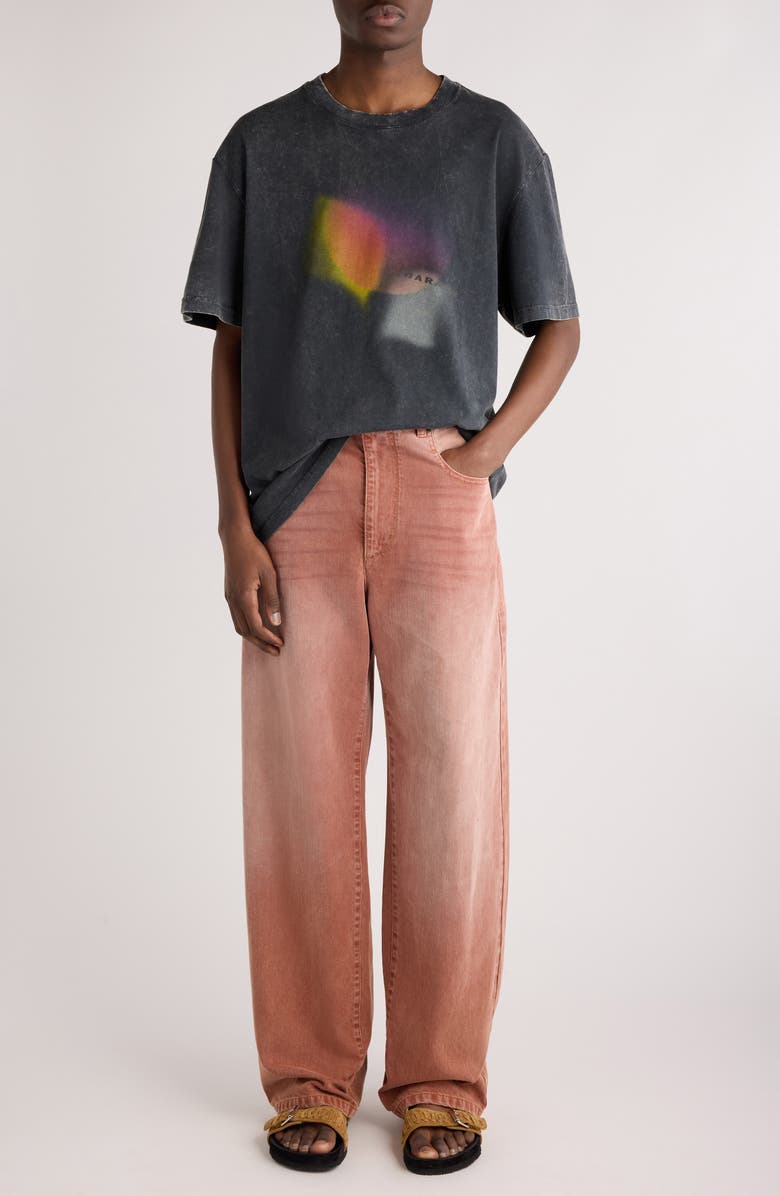 Isabel Marant Jameson Wide Leg Jeans, Main, color, 