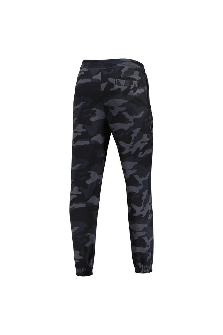 Men's New Era Black/Camo Chicago Bulls Tonal Joggers, Alternate, color, Black