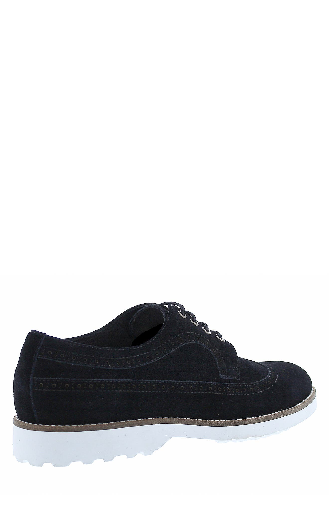 Zanzara Tiki Brogue Derby, Alternate, color, Black
