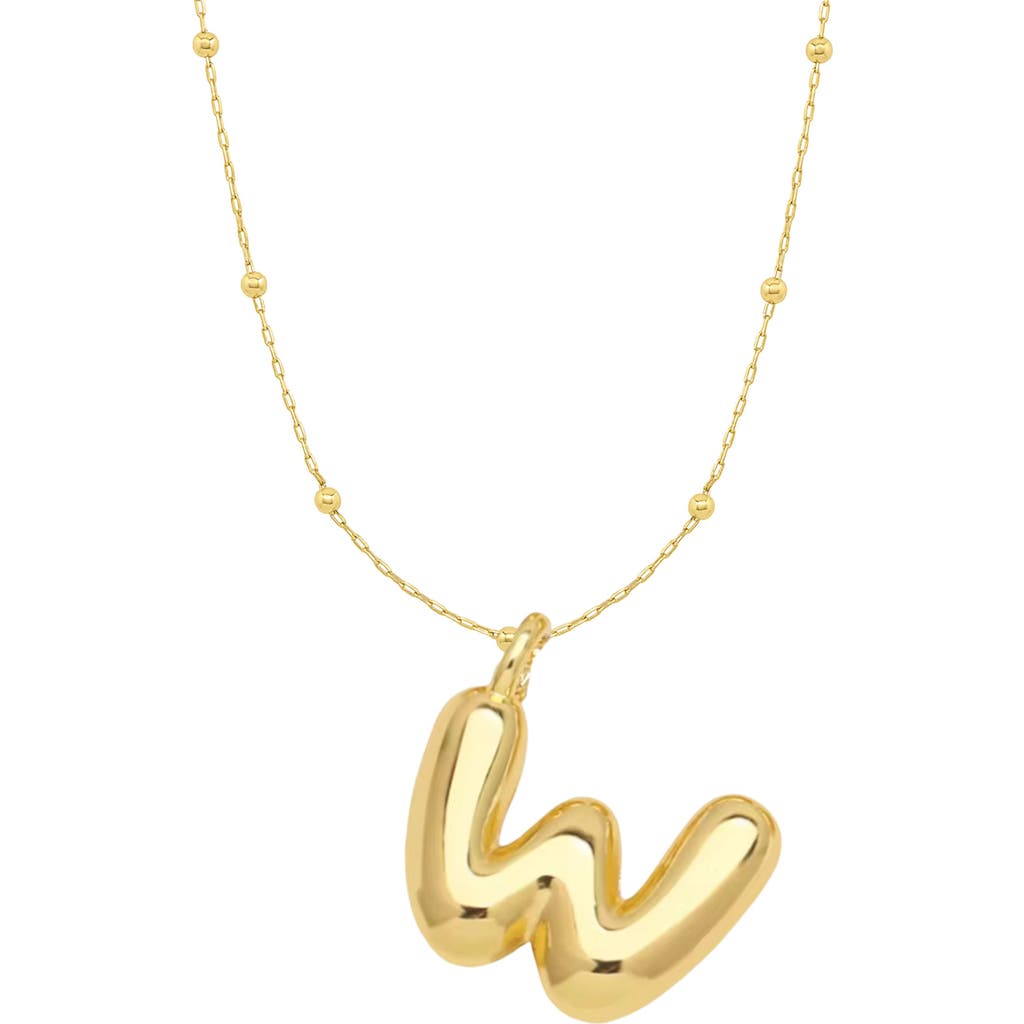 Emma Rae Bubble Initial Necklace