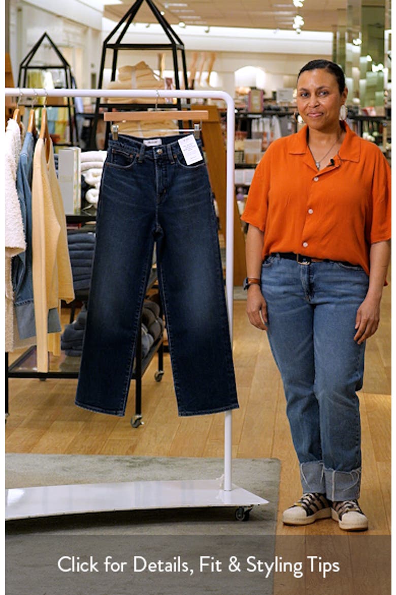 The Perfect Vintage High Waist Crop Wide Leg Jeans video