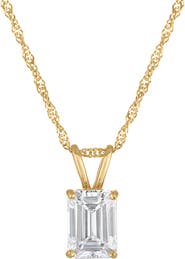 FZN 14K Gold Lab Grown Diamond Pendant Necklace