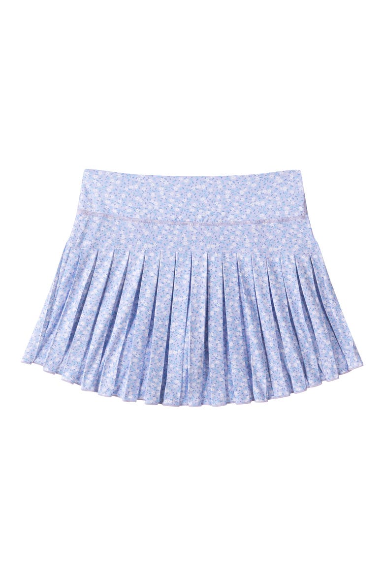 Kids' Floral Pleated Skort, Alternate, color, PURPLE MULTI